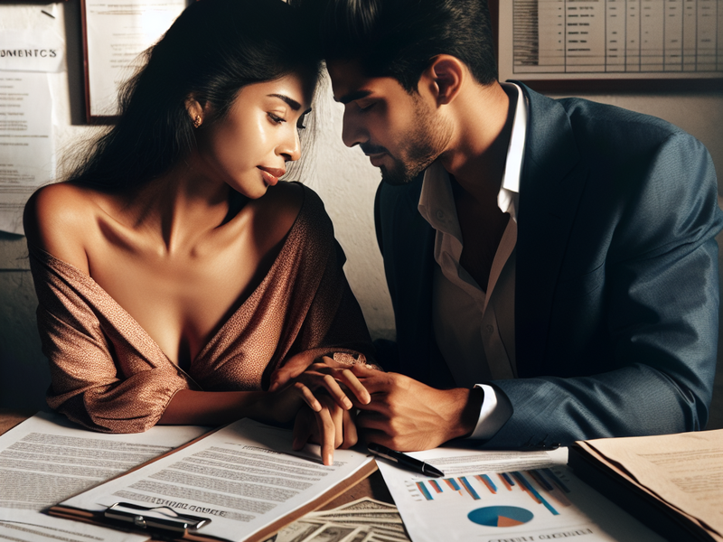 Qual o Regime de Casamento que não Divide os Bens? Descubra Aqui Couple discussing marriage finances