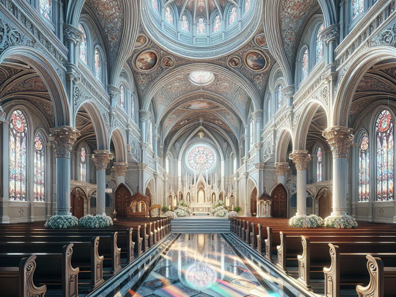 image of a beautiful catholic church