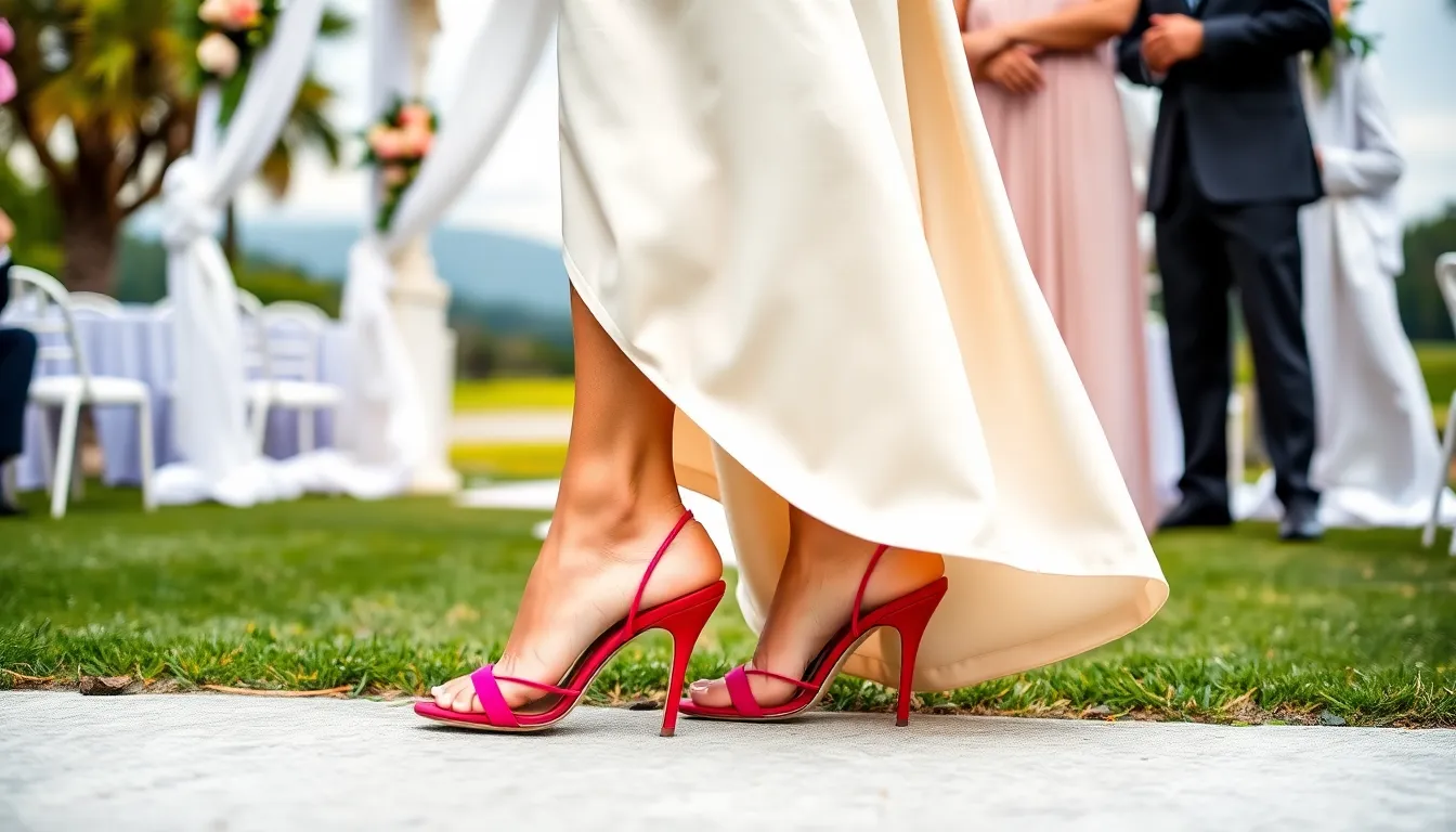 7 dicas poderosas para escolher o sapato ideal com vestido longo em casamento