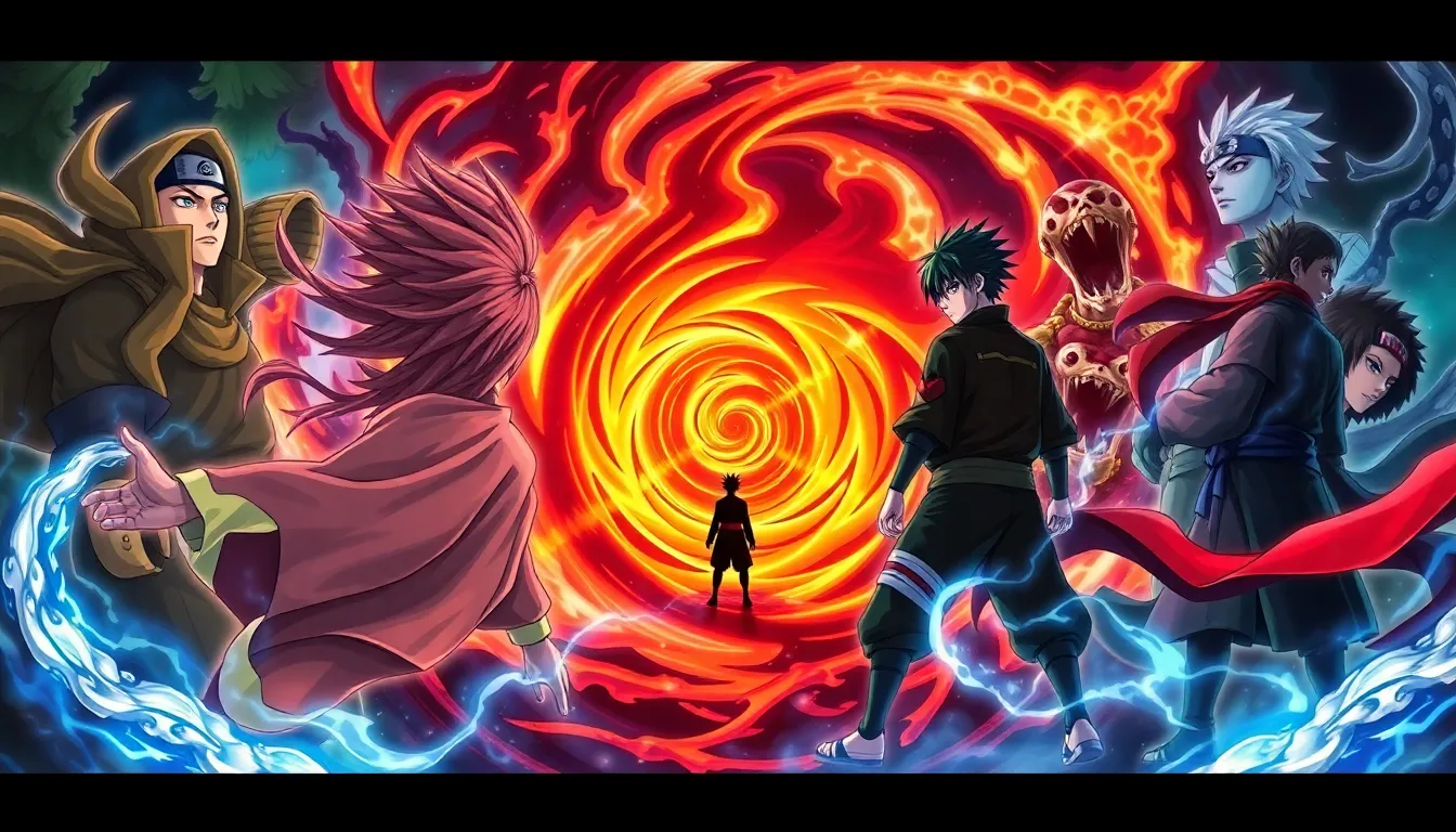 10 ninjas mais poderosos de naruto