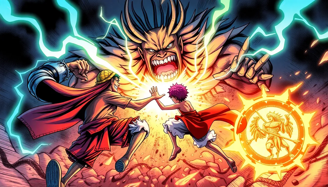 luffy e zoro chocam a todos novas frutas do diabo e reviravolta de shanks em one piece capitulo 1140 2