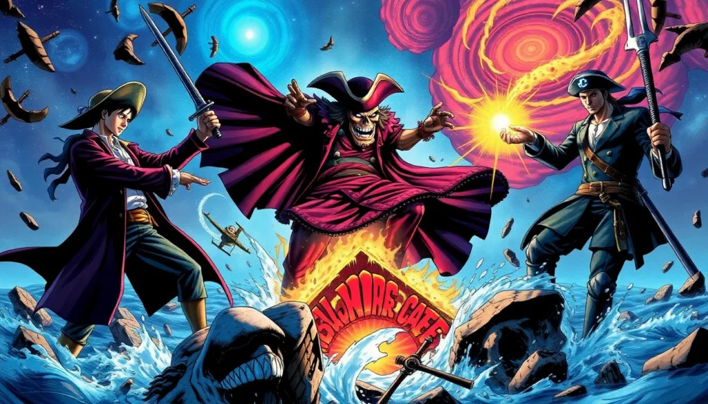 o herdeiro do mundo barba negra e a vontade de davy em one piece