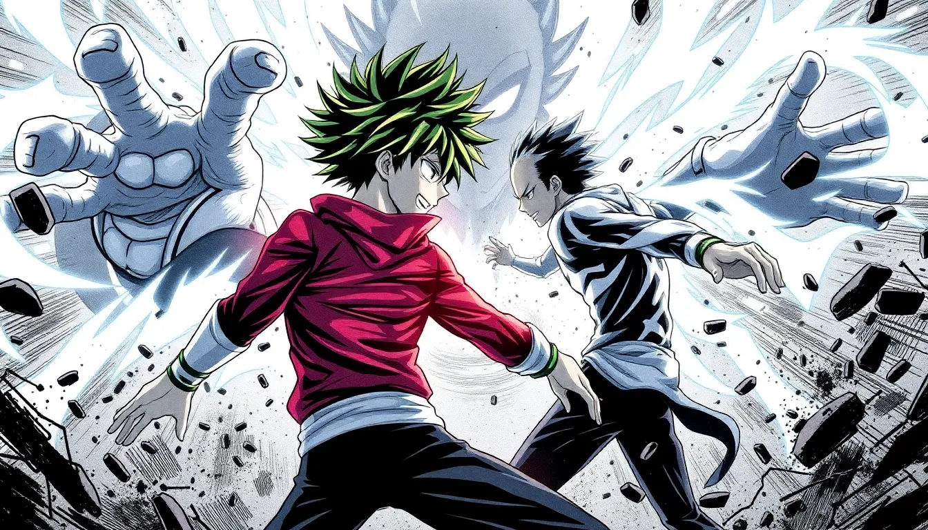 o que a my hero academia estava pensando capitulos finais deixaram fas furiosos com deku vs viloes no capitulo 427