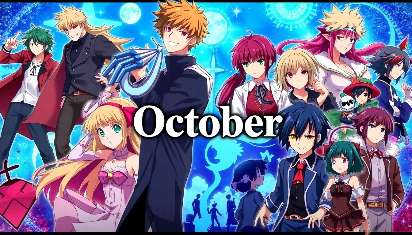 os melhores animes para ficar de olho guia de temporada outubro 2025