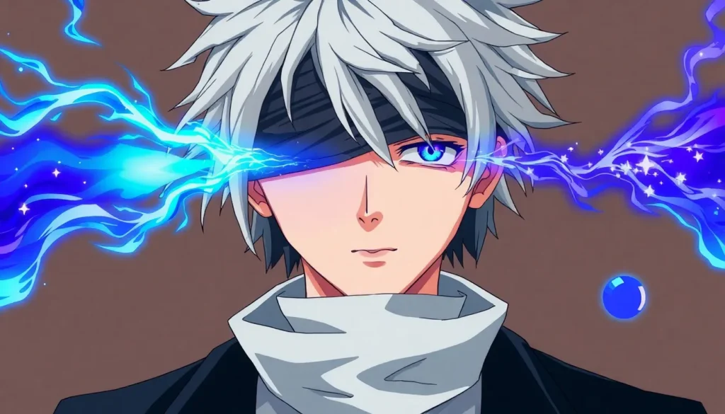 por que satoru gojo tem cabelos brancos