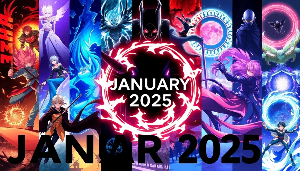 todas as continuacoes de animes para janeiro de 2025