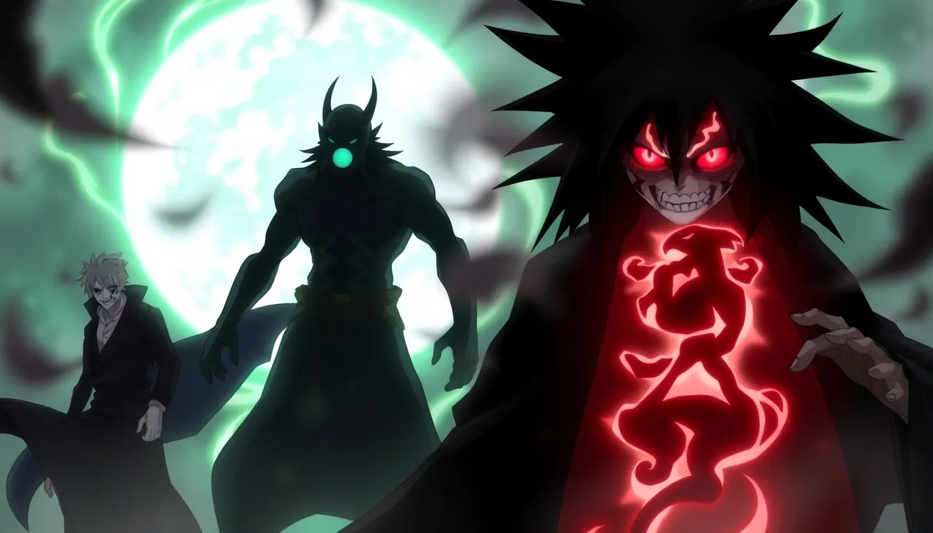 todas as habilidades especiais de cada marca da maldicao em naruto