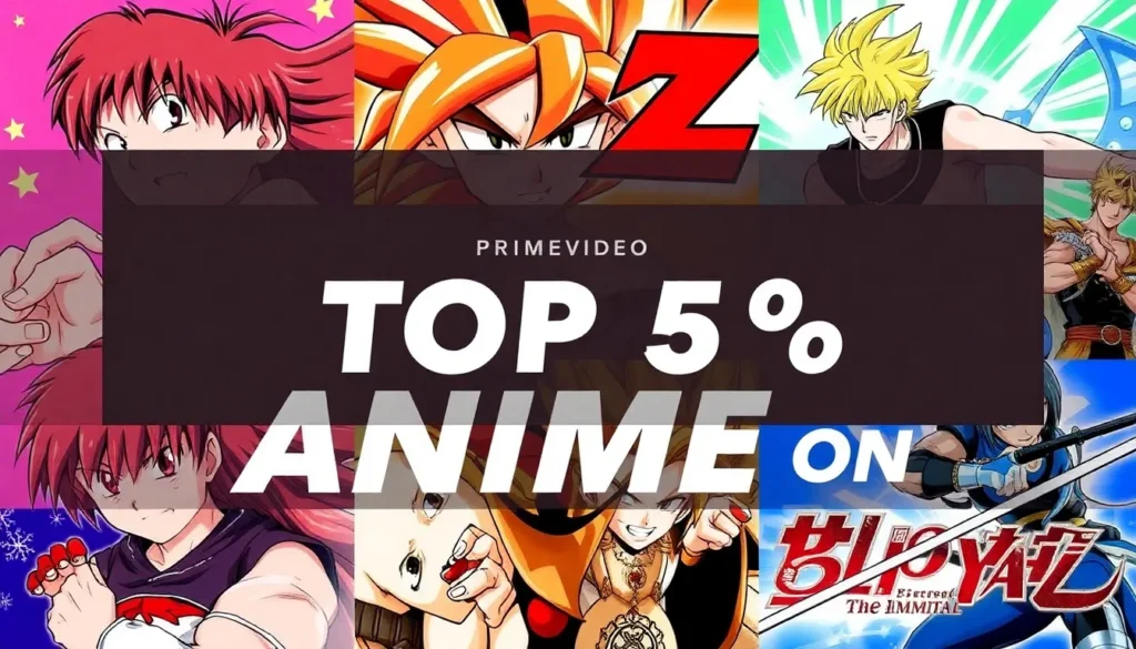 top 5 melhores animes na amazon prime video em 2024