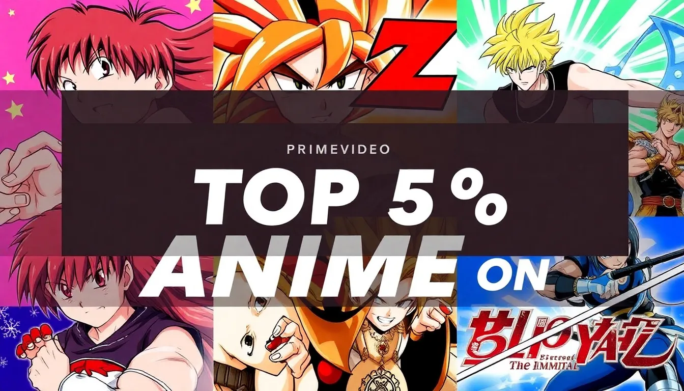 top 5 melhores animes na amazon prime video em 2024
