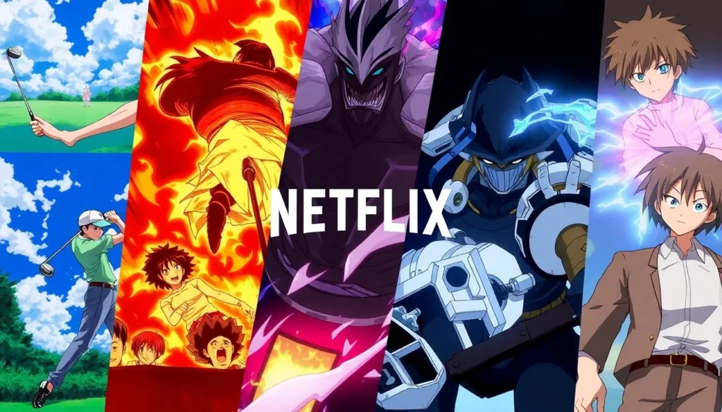 top 5 melhores animes na netflix em junho de 2024