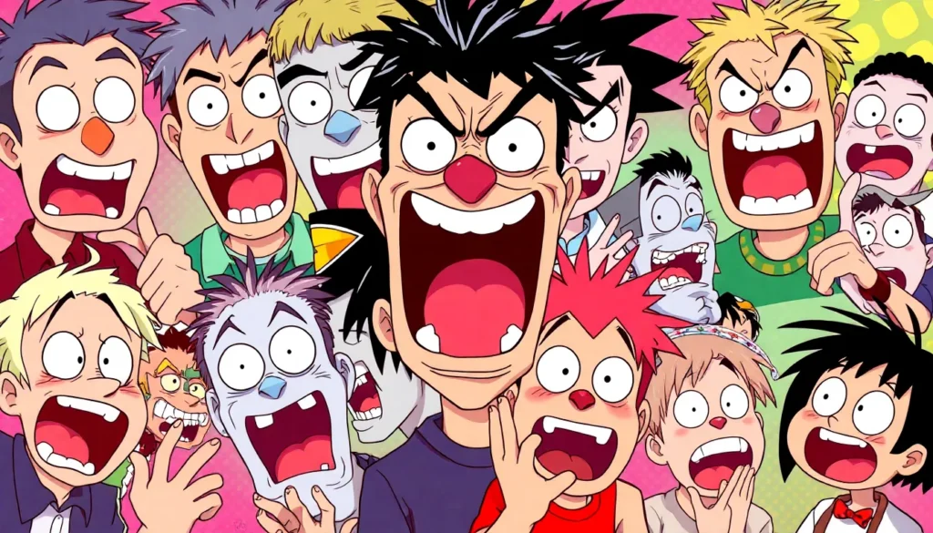 nao tem como parar de rir com esses animes e pura comedia