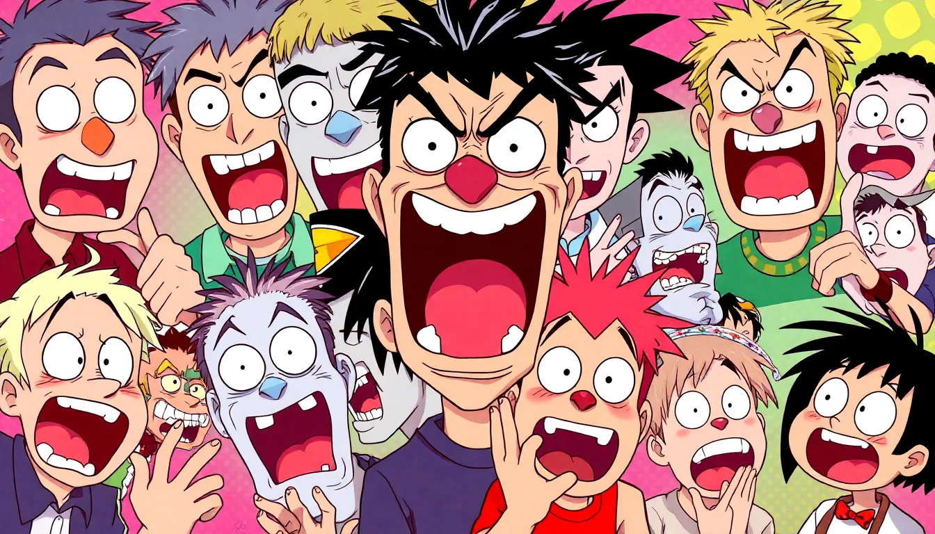 nao tem como parar de rir com esses animes e pura comedia