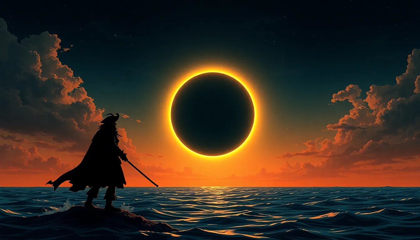 por que barba negra se cobre com um manto para roubar frutas o eclipse final de one piece