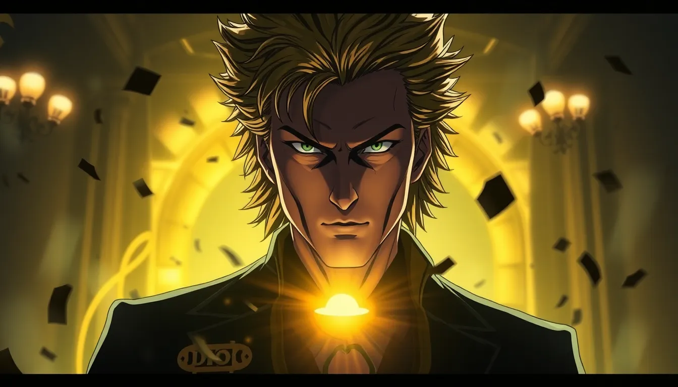 revelado como dio conseguiu seu stand o poder absoluto de dio brando e the world
