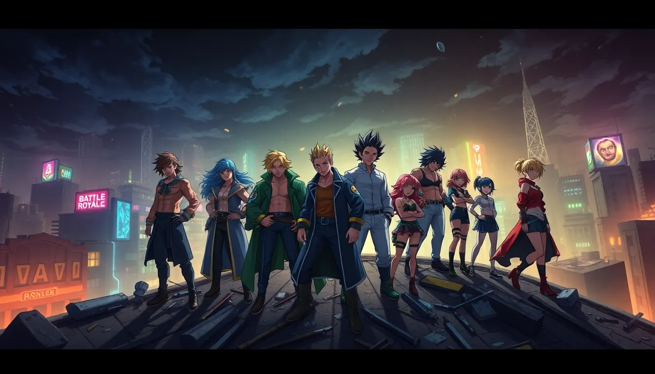 animes de puro battle royale que vao te prender do inicio ao fim